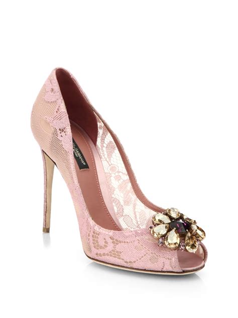 Dolce And Gabbana Peep Toe 